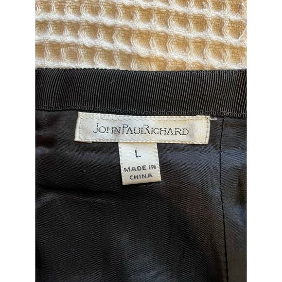 John Paul Richard Y2K Cheetah Print Black & Gray Mini Pencil Skirt Size Large - Picture 8 of 10